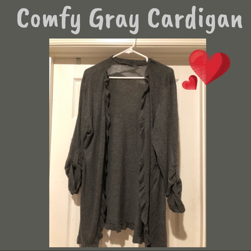 Gray Cardigan